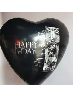 Шар сердце гигант с фото