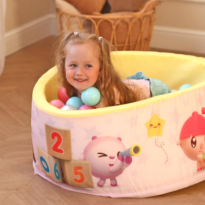 Сухой бассейн Romana Airpool "Игрушки" ДМФ-МК-02.56.01 розовый купить в Воронеже