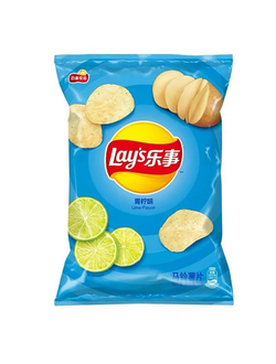 Чипсы Лейс со вкусом Лайма 70гр (Китай)