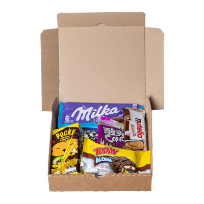 Коробка сладостей - Размер S (6-8 сладостей)