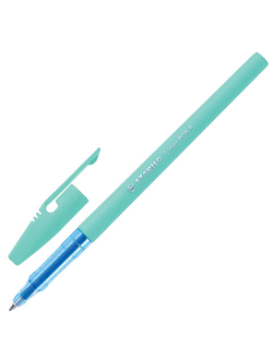 Ручка шариковая STABILO "Liner Pastel", СИНЯЯ, корпус бирюзовый, узел 0,7 мм, линия письма 0,3 мм, 808FP1041-1, 20 штук в упаковке