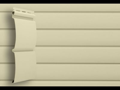 Сайдинг Блок-хаус 3,0 - имитация бруса из сруба, цвет слоновая кость | Grand Line D4,8