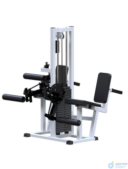 Разгибание ног сидя + Сгибание ног сидя (стек 100 кг)
