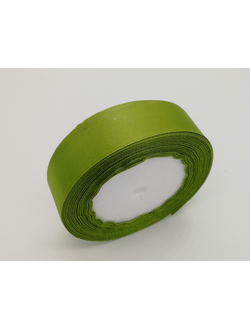 Лента атласная 25 мм, цвет зеленый арт. 95