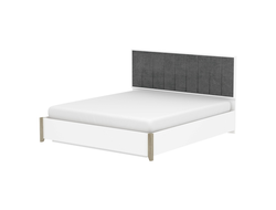 Спальня AURELIO (АУРЕЛИО) - AURELIO 308 Кровать Люкс с подъемным механизмом (1400) Белый-Блеквуд Сат