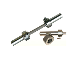 Гриф гантельный Barbell d 50 мм металлическая ручка/стопорный L710 мм