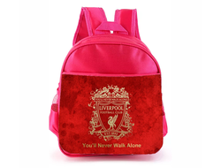 Рюкзак розовый Ливерпуль, Liverpool FC №7