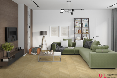 Кварцвиниловая плитка Damy Floor Chevron LVT Тюильри / Tuileries DF03-Ch-LVT