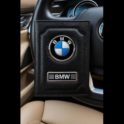 Обложка для авто документов с логотипом БМВ, BMW
