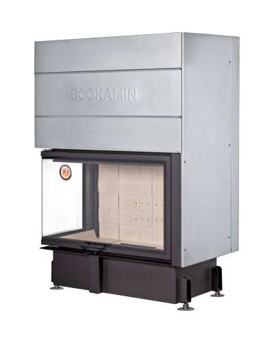 Каминная топка Дельта 1000 L два стекла принтинг левая, Экокамин (Россия)