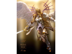 Архангел Михаэль в серебряном - Коллекционная фигурка 1/12 SCALE Dawn Wings Silver Armor Archangel (LXF2311B) - Lucifer