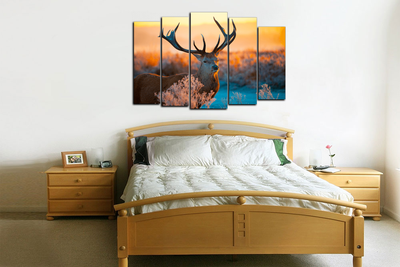 Модульная картина "Взгляд животного"