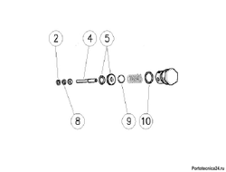 Ремкомплект курка распылительного RL 30