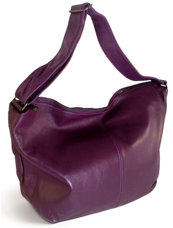 (АРТИКУЛ: 10135/1/8) СУМКА МЕШОК ЖЕНСКАЯ, БОЛЬШАЯ, НАТУРАЛЬНАЯ КОЖА, ФИОЛЕТОВАЯ, ШИРОКИЙ РЕМЕНЬ ЧЕРЕЗ ПЛЕЧО