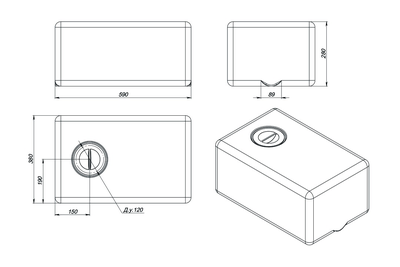 Емкость ЭВП 50 чертеж