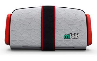 Бустер автомобильный Mifold - the Grab-and-Go Booster seat/Pearl Grey, светло-серый