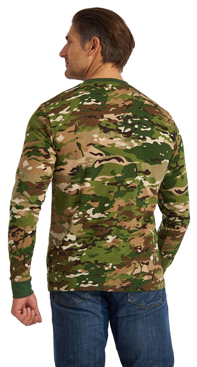 Футболка кмф с длинными рукавами "Мультикам"