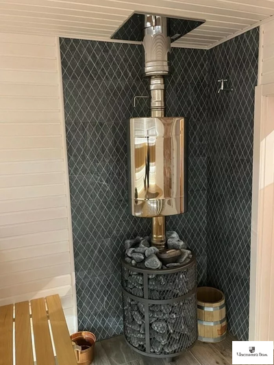 Печь банная чугунная АТМОСФЕРА L СЕТКА