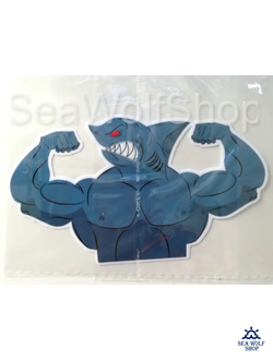 Наклейка сувенир оракал Акула №86