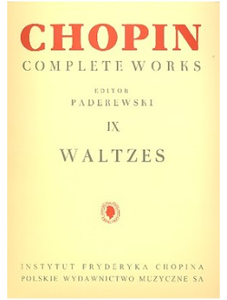 Chopin, Fr?d?ric Waltzes for piano