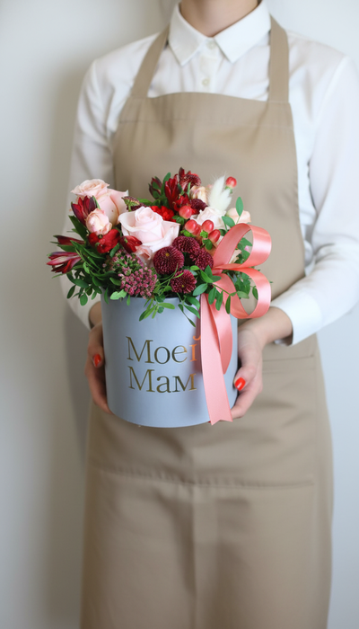 Цветочная композиция для мамы № 614