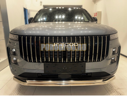 Защита переднего бампера двойная Папа Тюнинг d60/42 для JAECOO J7 2023-2025