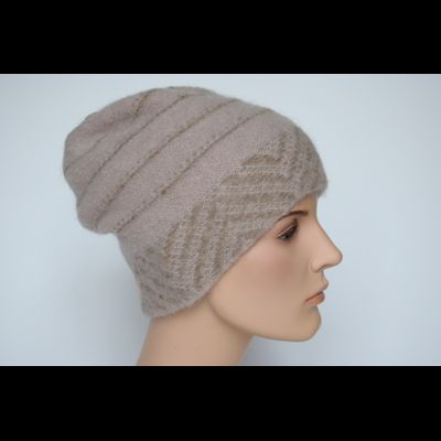 Розовая вязаная шапка Vizio Италия 6476 CL