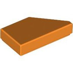 Tile, Modified 1 x 2 Wedge Left, Orange (5091 6477748 6510130)