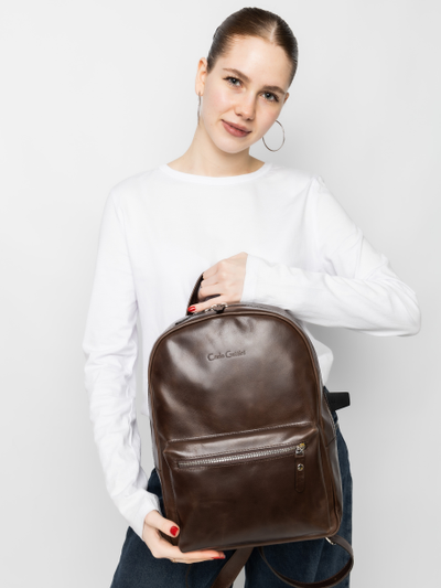 Женский кожаный рюкзак Albiate brown (арт. 3103-02)