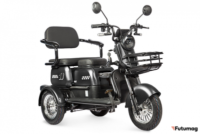 Трицикл Rutrike Бумеранг Черный