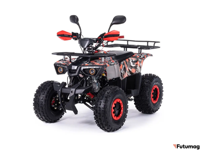 Квадроцикл Motax ATV Grizlik Super Lux 125 сс (AB) Красный-камуфляж