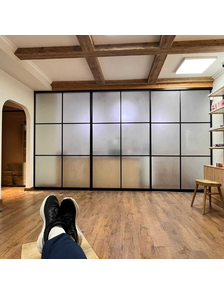 перегородка матовое стекло