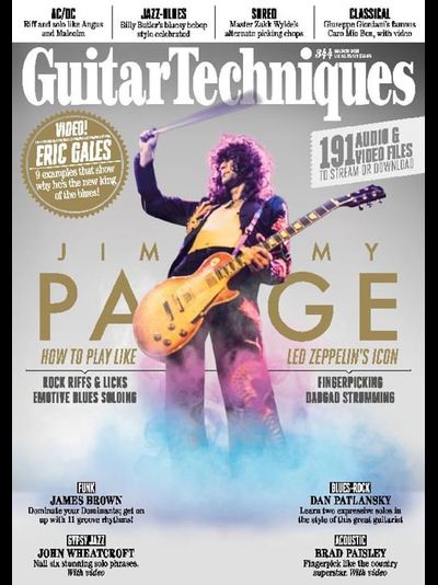 Guitar Techniques Magazine March 2023 Jimmy Page, Led Zeppelin Cover Иностранные журналы, Intpress