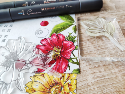 ФП набор штампов "Цветущий сад"