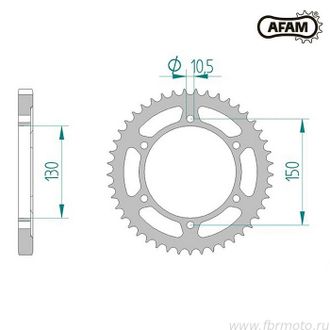 10502-49 Звездочка цепи AFAM 10502-49 (JTR300.49)