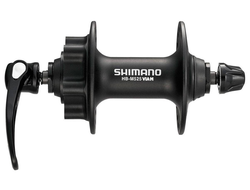 Втулка передн. Shimano Deore M525A, 32H, диск., эксц., черн., EHBM525ABLS