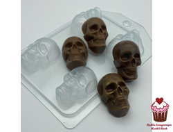 Форма пластик Череп мини