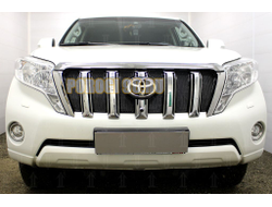 Защита радиатора Toyota Land Cruiser Prado 150 2013-2017 black PREMIUM