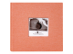 Фотоальбом BRAUBERG "Персик" на 200 фото 10х15 см, ткань, персиковый, 391190