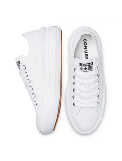 белые кеды converse all star на платформе фото