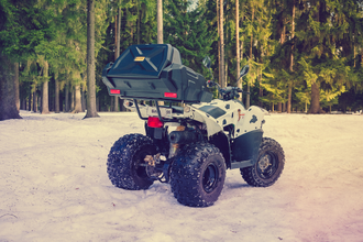 Кофр TESSERACT OUTLAW BOX (010_069_00) для POLARIS OUTLAW 110-150 EFI (Вес:  кг; ДхШхВ: 850х530х440 мм; Объем: 70 литров)