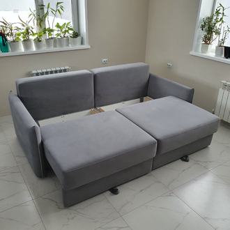 Диван МОНТИ 2 225 см темно-серый