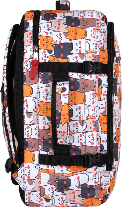 Рюкзак Сумка Чемодан ручная кладь 55х40х20 Optimum Air RL, котики