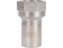 Вставка ROMMER переходная НПр-ВР, 35х1 1/4, из нержавеющей стали прессовой