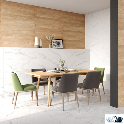 Плитка Gracia Ceramica Marble matt white wall 02 30x90 с рельефом
