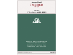 Vivaldi, Antonio Tito Manlio RV738  Klavierauszug (it), broschiert