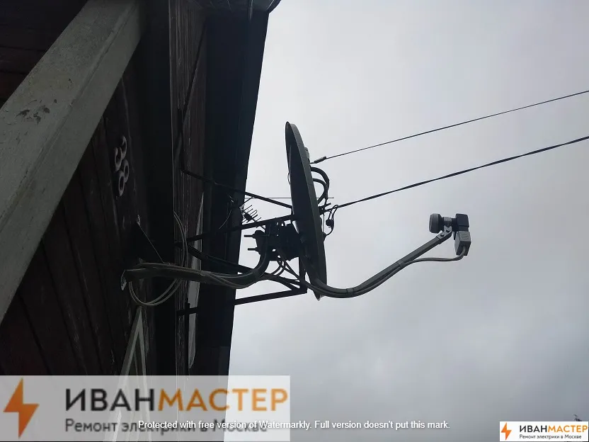 Сип кабель монтаж в дом