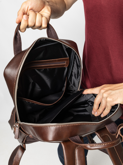 Кожаный рюкзак Viterbo Premium brown (арт. 3111-53)