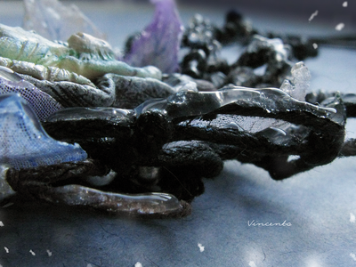 Волшебное колье "Зимняя Дриада из Зачарованного Леса"