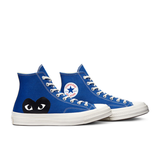 КЕДЫ CONVERSE PLAY COMME DES GARCONS синие высокие